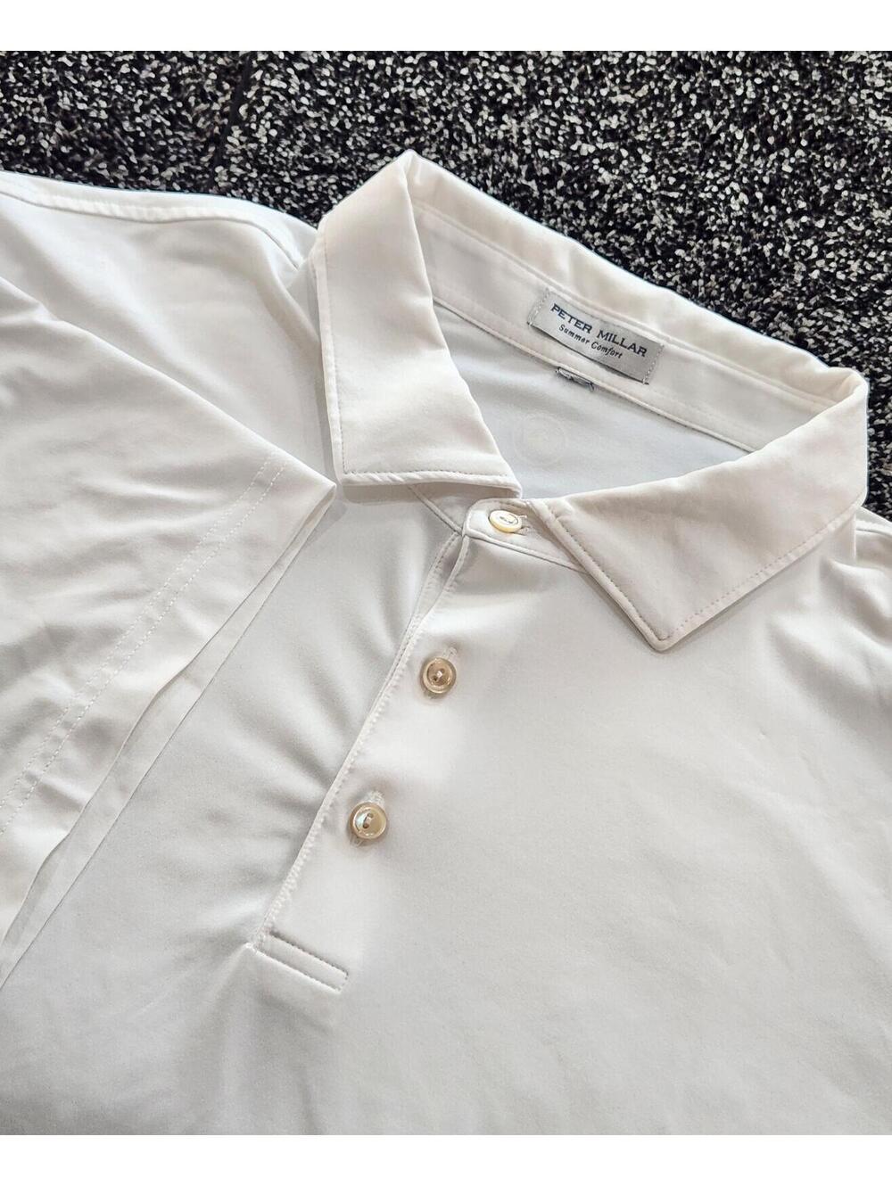 Peter Millar Polo Shirt Mens Sz XXL Golf Short Sleeve Performance Summer Comfort